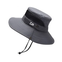 daiwa 패션 새로운 여름 메쉬 통기성 어부 모자 2020 남자 39s 야외 등산 큰 챙 태양 모자 썬 스크린 낚시 모자, 사진 색상 3