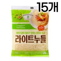 [풀무원] 병아리콩 라이트 누들 곤약 면 150g x 15개 다이어트 박나래 미역국수, 1세트