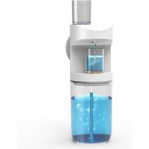 자동 구강 세정제 디스펜서 550ml(19온스) 충전식 세척 마그네틱 컵 포함 3가지 디스펜싱 레벨 긴 대기 시간 화이트 미국직송 283964, 화이트.