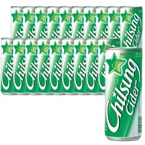 롯데 칠성사이다 250ml x 30캔 탄산음료수 미니캔