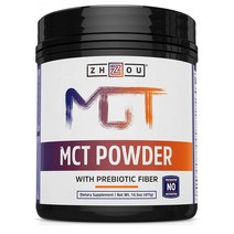 Zhou Nutrition Mct Oil Powder 조우 뉴트리션 MCT 오일 파우더 411g(14.5oz), 1개, 411g