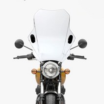 로얄엔필드 메테오 히말라얀 클래식로얄 엔필드 유성 350 2020 - 범용 오토바이 앞 유리 윈드실드, 03 Transparent