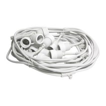 고려 파티라이트 연등전선 전등선 스프링라이트 루프탑 카페 캠핑 차박 상가 포차 옥상 정원 테라스 펜션 풀빌라 파티용 볼전구 볼램프 알전구 줄조명 줄램프 감성조명 인테리어 조명, 고려 파티라이트 11.5M 10구 방수커버 백색