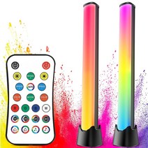 비상 라이트바 게이밍 PC방 모니터 TV 간접조명 소리반응 LED바, 단품