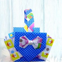 종이접기패키지봄 부활절 사탕 바구니 만들기재료 세트, 5인용