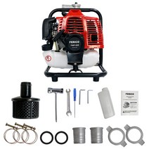 1.5인치 엔진양수기 2행정 양수기 가솔린 배수용 농업용 물펌프, 1개