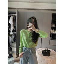 60고치고밀30메리노울가디건여니트코트초가을고급감레터링자수가디건