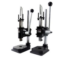 핸드 프레스 소형 펀칭 지그 보드 가죽공예 수동 기계, JR-16 원형 헤드 솔리드 컬럼