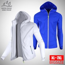 스타일준 남성용 빅사이즈 바람막이 점퍼 XL-7XL 등산복 자켓 플러스윈드