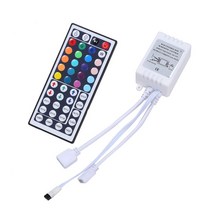 케이블 LED 컨트롤러 44 키 IR RGB 조명 원격 조 광 기 DC12V 6A 3528 5050 스트립 12V