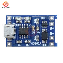 5Pcs 마이크로 USB 5V 1A TC4056A 18650 리튬 배터리 충전기 보드 모듈 보호 듀얼 기능 LED 표시기 4.5 ~ 5, 한개옵션0
