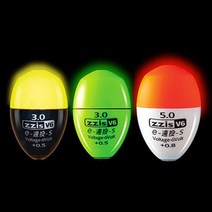 [ZZIS] 찌스 국산 V6 e원투 전자찌 구멍찌, e원투 1.0호, 블랙 오렌지