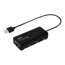 USB 3포트 허브 유선랜카드 이너텟 랜포트 PC LAN 48927984EA, yjtrade 본상품선택, yjtrade 본상품선택