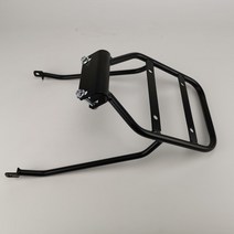 혼다 줌머50 탑박스 고정 수납 브라켓 리어 캐리어 부품 프레임 바이크 오토바이, 블랙