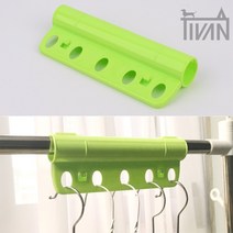 옷 걸이 행거 고정 정리 간격 유지 디피 용 붙음 방지 대 통풍 봉 홀더 수납 보관 관리 다용도 이동형 개별 걸이 고리 후크 매장 디스플레이 인테리어, 1