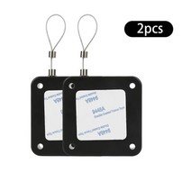 현관문 도어클로저 방화문도어체크 문걸쇠 안전장치 자동 도어 클로저 펀치 프리 자동 센서 도어 클로저 브래킷 도어 자동 닫기 조정 가능한 표면 도어 클로저 홈, 2pcs 블랙