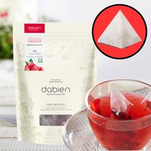 평창다원 다비앙 유기농 허브차 삼각티백 히비스커스 20티백 허브티, 1.5g, 20개입, 1개