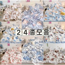 귀여운 캐릭터 봄 여름 간절기 극세사 차렵이불 프릴 알러지케어 먼지없는 곰돌이 아동 아기이불 SS 퀸 킹 사이즈