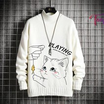 TANC탕크 스웨터 목티 반목폴라 남자 니트 맨투맨 니트티