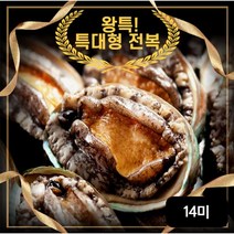 완도활전복 왕특특대 14미 (106~120g), 106g(14미), 1개