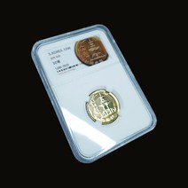 [주화장식품] 주화 케이스 코인캡슐 동전 수집 스펀지 내장 투명, 투명 5세트(100개입)