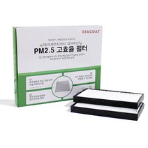 다이아코트 PM2.5 초미세먼지 에어컨필터 쌍용차종, 렉스턴W 2P[S02]