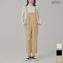 스파오 (QR) 도톰 오버롤 팬츠(9부)_SPTC94VG92