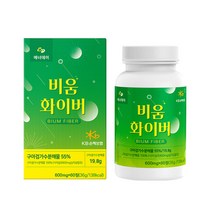 구아검 비움화이버 식이섬유 간편섭취 60정, 36g, 1개