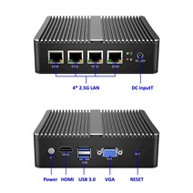 미니pc 팬리스 미니 PC 4 인텔 2.5G LAN 스위치 셀러론 J4125 4x2500M i225 Nic 미니 라우터 서버 ESXI HD-, 01 pfSense_02 AU, 03 8GB DDR4 256GB SSD