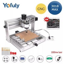 레이저 각인기 마킹cnc 3018 pro max 금속 조각 기계 grbl control, 1000mw 레이저, 오프라인 없이