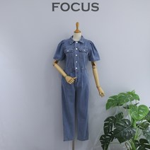 포커스 카라넥 반팔 일자핏 점프수트(FS2C9PT5712)