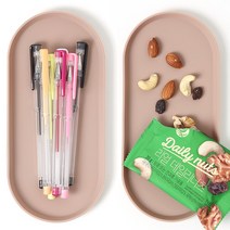 실리콘 트레이 2p세트, 핑크브라운 2개