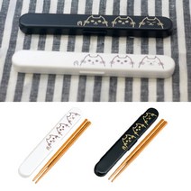 하코야/네코 시구사 도시락 젓가락셋트/Neko 벤또, 젓가락세트:Neko젓가락화이트, 단품