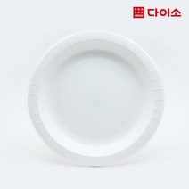 [다이소]일회용종이접시(원형23 cm)-49109