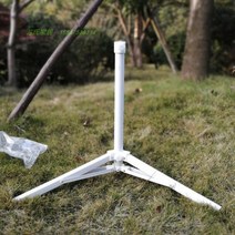 받침대 파라솔 옥상 캠핑 편의점, 브라운 트라이앵글 + 브라운 워터백