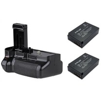캐논 EOS 100D 호환 배터리그립+LP-E12 호환배터리 2개, 100D 호환그립+LP-E12 호환배터리 2개