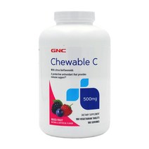 지엔씨 츄어블 비타민 C 500 mg 180 베지타블렛, 1병, 180정