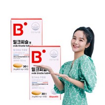 (100일분) 바이오퍼블릭 10억마리 유산균 프로바이오틱스 100포 장건강 영양제, (60일분) 바이오퍼블릭 밀크씨슬