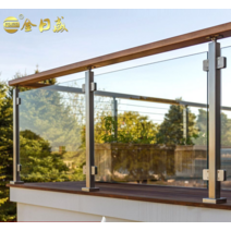 아파트 유리난간 기둥 옥상난간 안전난간 스텐 스틸, 38각관 높이 850mm(농후정밀주조)