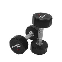 아메리칸12각덤벨 3~50kg 헬스장덤벨 고무덤벨 낱개판매, 10kg 1개