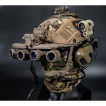 야시경 투시안경 투시경 적외선 디지털적외선카메라 군용 장비 망원경 4안 장치, 블랙 패키지 I