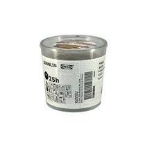 이케아 신리그 너트맥과바닐라 25h 유리컵향초 1개