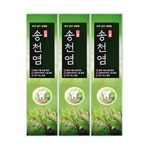 다봄마켓 개운한 솔잎향 짜지않고 상쾌한 송천염 치약, 120G, 3개입