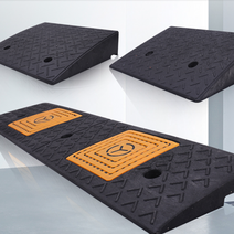 자동차 경사로 경사판 차량 진입판 이동식 세이프티업 경사 고무 카업 플라스틱, 100X25X6