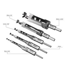 각끌기 각끌기계 목공각끌기 하드 우드 14mm16mm 18mm19mm 20mm 용 하이 엔드 장붓 구멍 장부 기계 사각형 HCS 치즐 비트, 18mm
