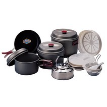 코베아 코펠 KSK-WH78 취사용품 7-8인용 야외용 냄비 캠핑용 식기세트