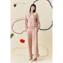 코오롱스포츠 온라인 전용 NOACH 여성 에코 테리 플리스 와이드 팬츠_VKPNW22722LPI_국내매장정품