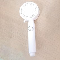 5단조절 수압상승 샤워기헤드, 화이트