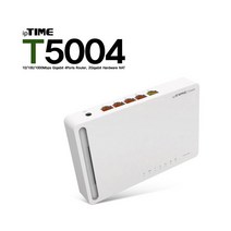 1000Mbps 기가비트 4포트+1WAN 아이피타임 유선공유기 T5004