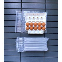 10구 택배용 계란포장 100장 에어완충 포장재